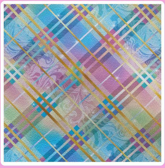 Pastel Rainbow Plaid