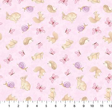 Peas in a Pod Flannel - Pink - F29037-21