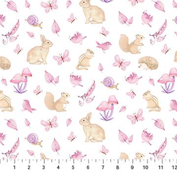 Peas in a Pod Flannel - White - F29036-21