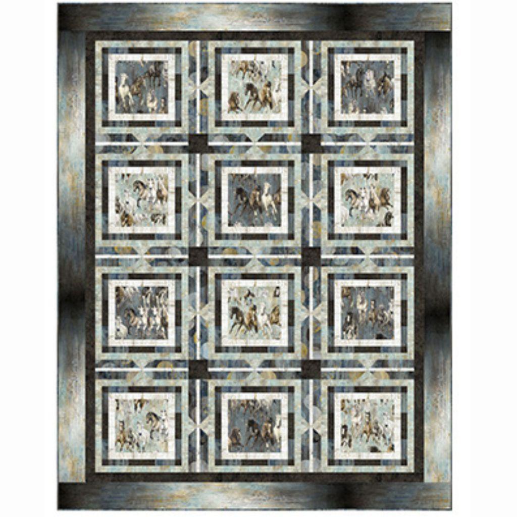 Pedigree Frames - Lap Quilt Kit