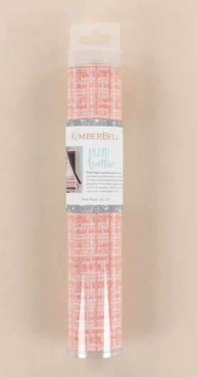 Pink Plaid Leather - KDKB1328