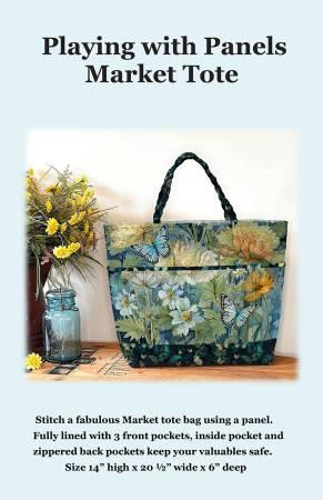 Playing with Panels Market Tote # JMD-233