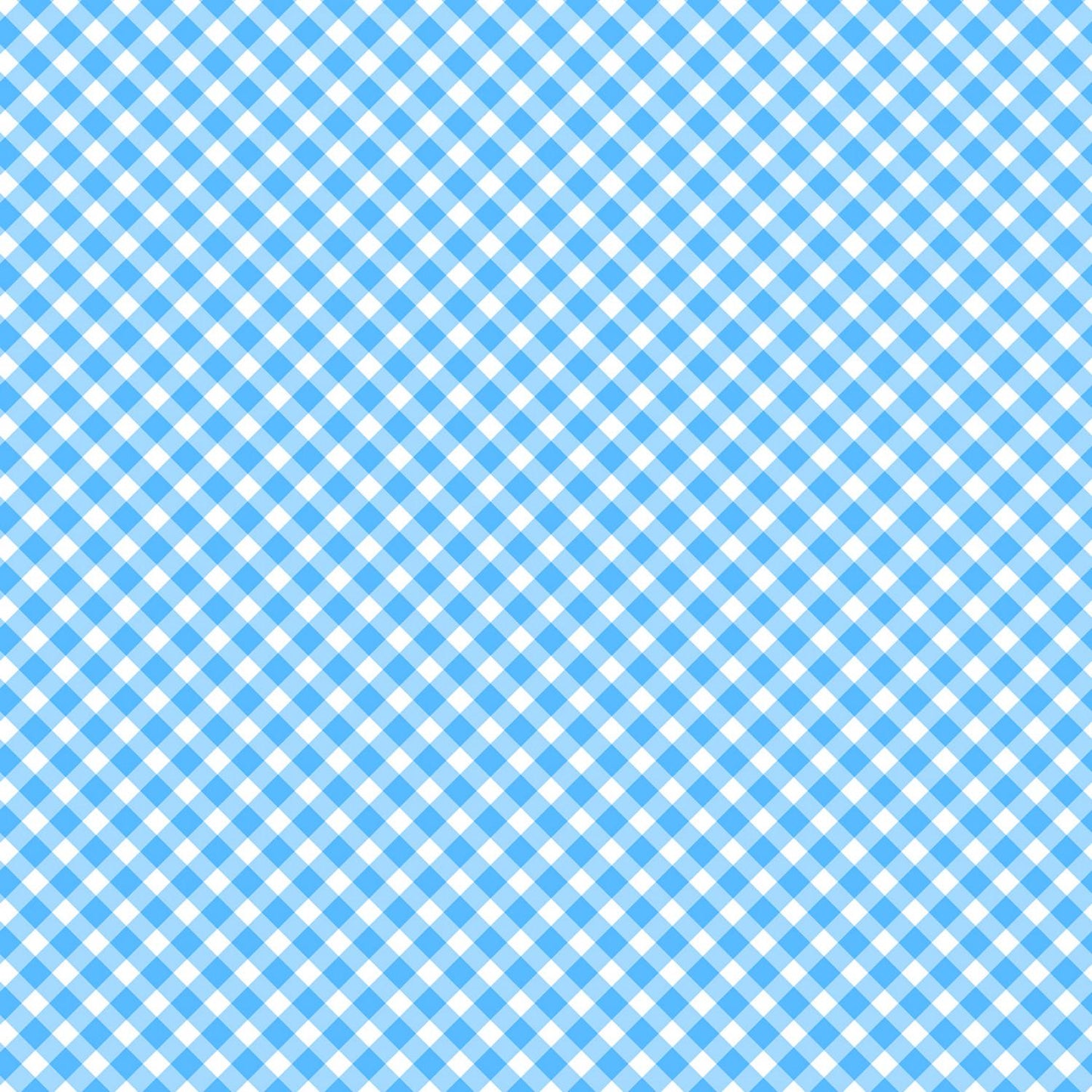 Playtime Flannel - Bias Gingham - Blue - MASF10691-B