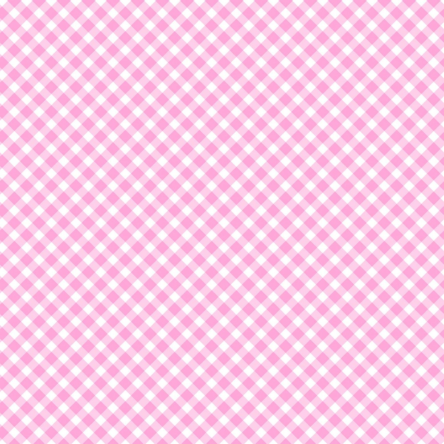 Playtime Flannel - Bias Gingham - Pink - MASF10691-P