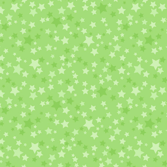 Playtime Flannel - Stars - Green - MASF10692-G