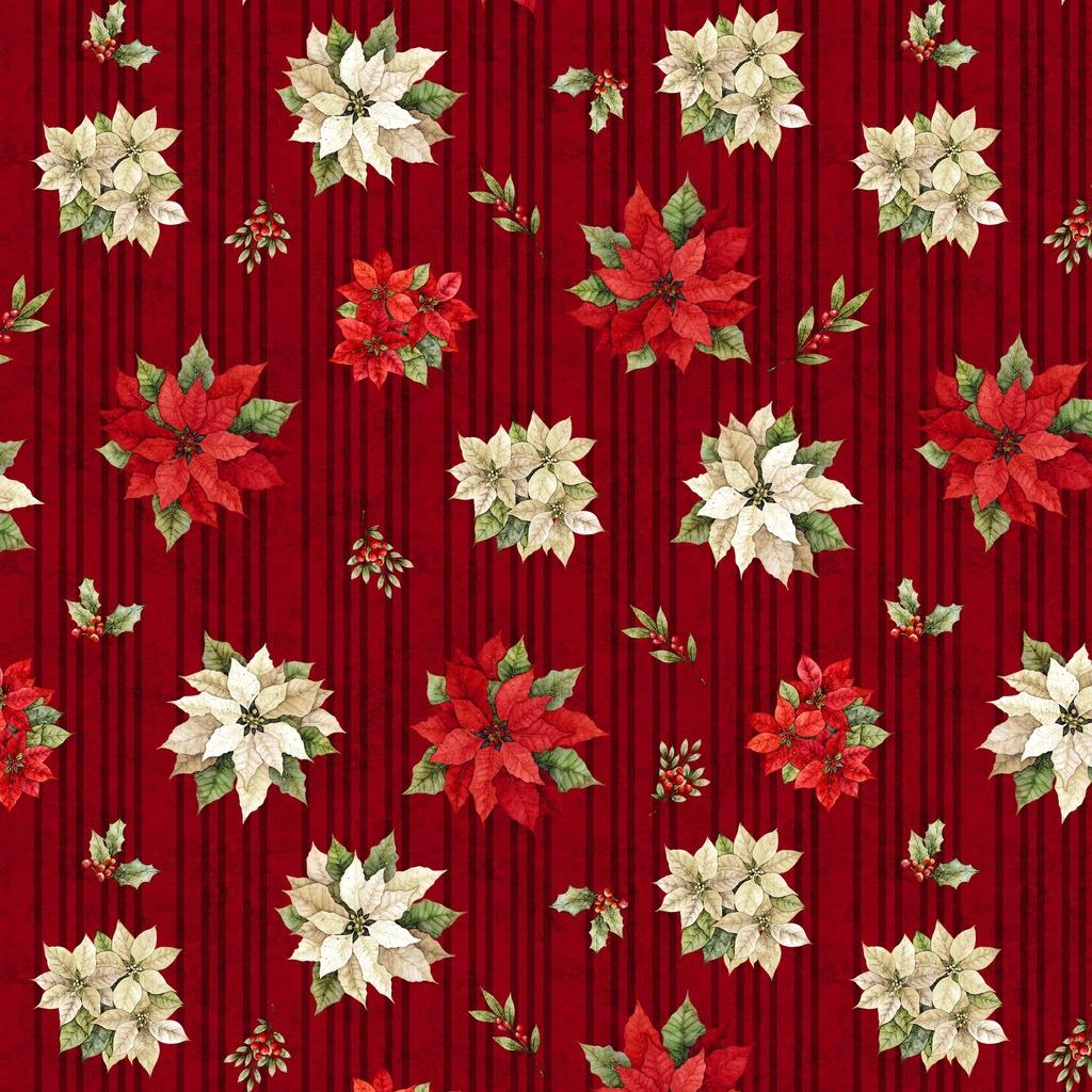 Poinsettia Radiance - Poinsettia Toss - Red - LMW110-8-330