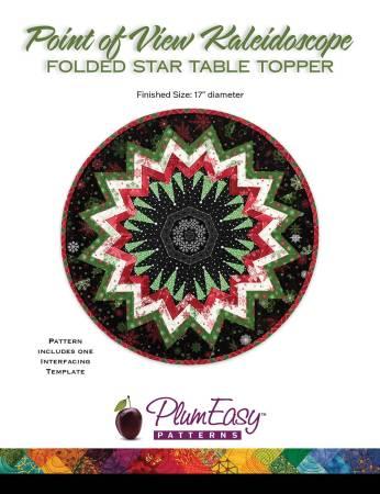 Point of View Kaleidoscope Folded Star Table Topper Pattern # PEP-133