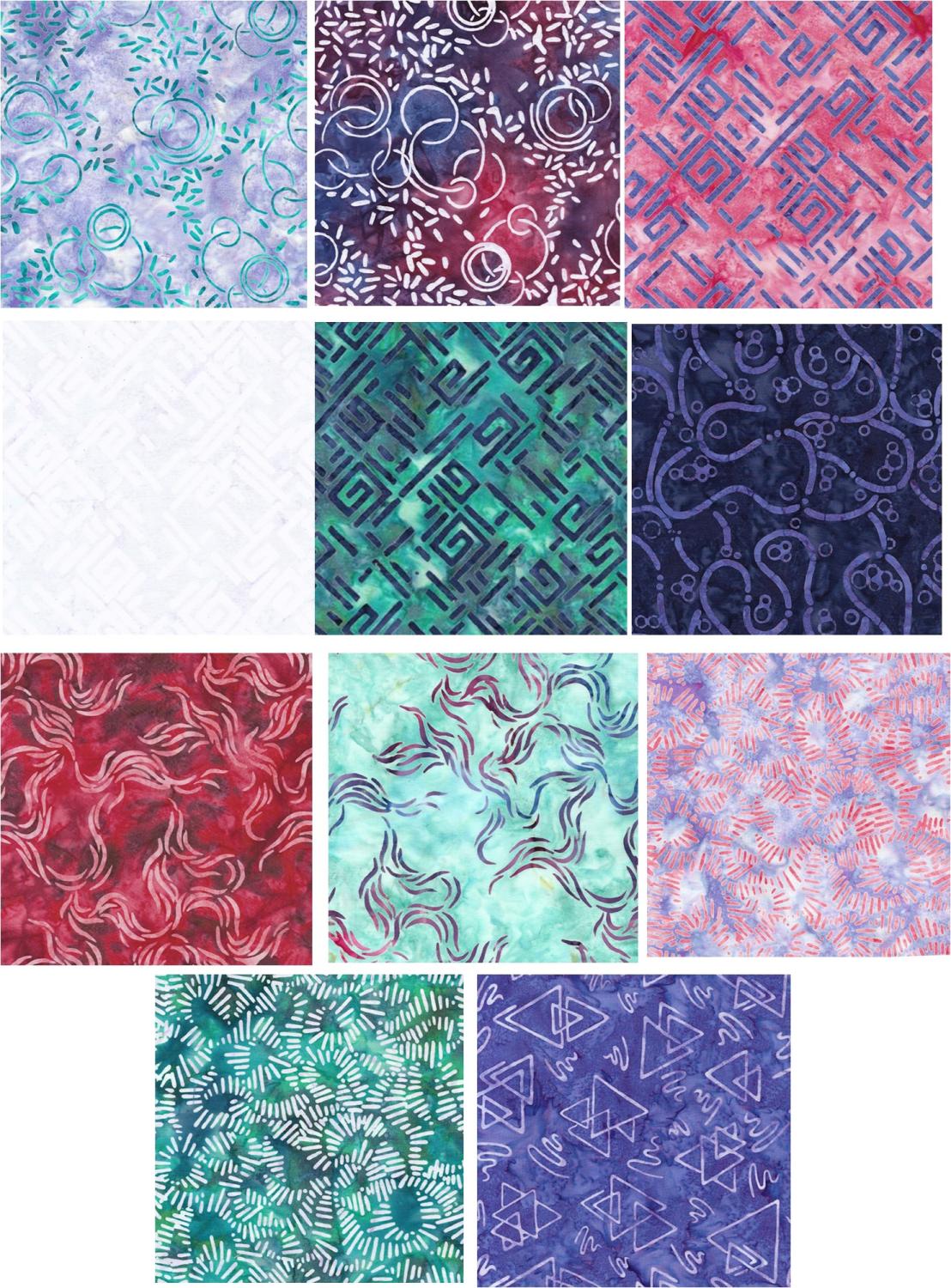Pulsar Fat Quarter Bundle - 11 Pack