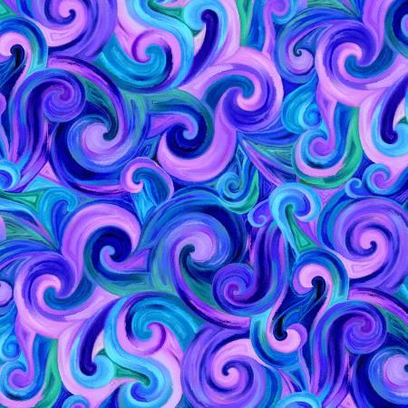 Purple Swirls # CD3588-PURPLE