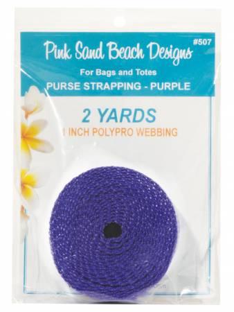 Purse Strapping 1in x 2 yds - Purple # PSB507