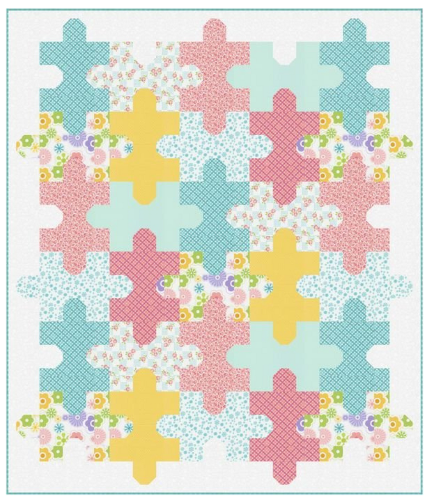 Puzzle Lap Quilt Kit