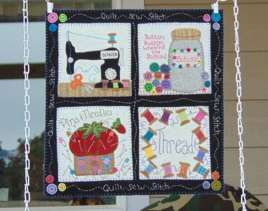 Quilt...Sew...Stitch Wool Applique Pattern