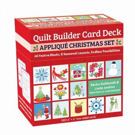 Quilt Builder Card Deck Appliqué Christmas Set # 20572