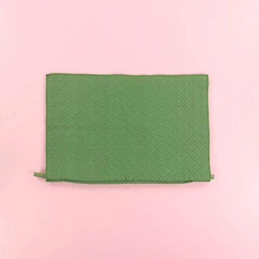 Quilted Pillow Cover Blank - Green - KDKB278