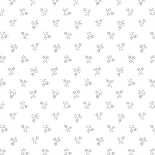 Quilter's Flour 6 - White on White Small Buds # 1694-01W
