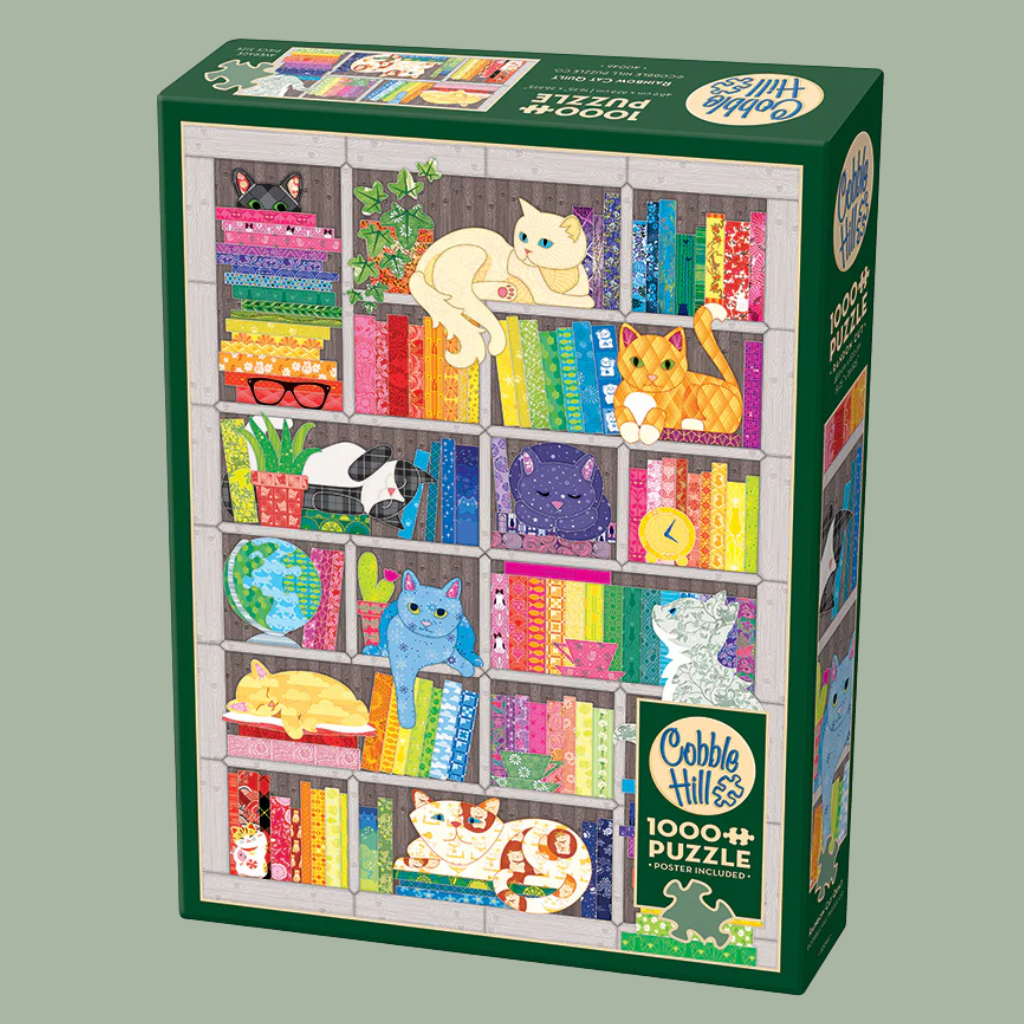 Rainbow Cat Quilt Puzzle - 1000 Piece - 40046