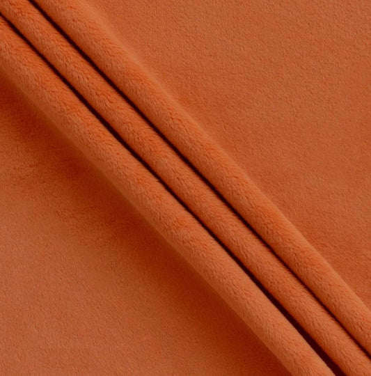 Red Pine Solid Cuddle - 60" wide - RPM/SOLID Rust