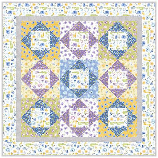 Safari Playmat Children's Quilt Kit