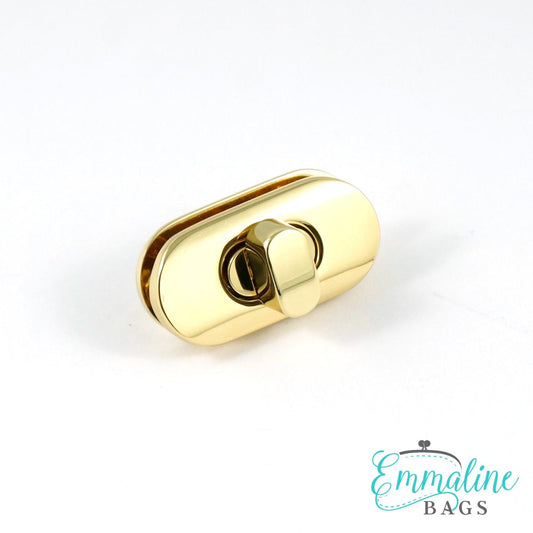 Small Turn Lock - W/Screws- EBLC-301GO