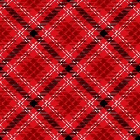 Snow Crew - Red Bias Plaid Flannel # F1285-88