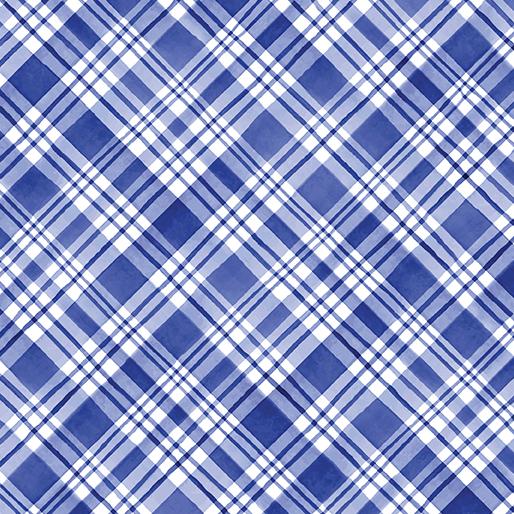 Snowflake Wishes - Plaid Wishes Blue - 15194-55