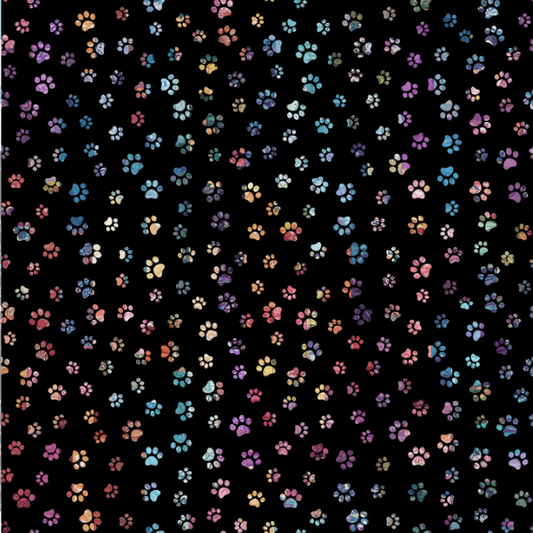 Sophisticat - Paw Prints - CD4006-Black