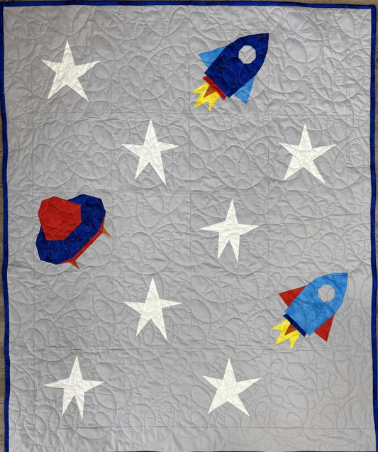 Star Cruisers Crib Quilt Kit - 42" x 41"