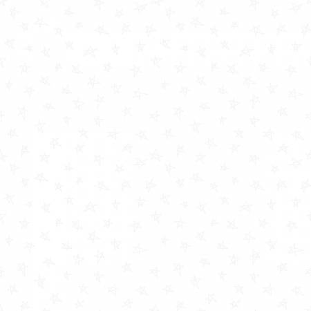 Stars - Tone on Tone - White - C219R-WHITE