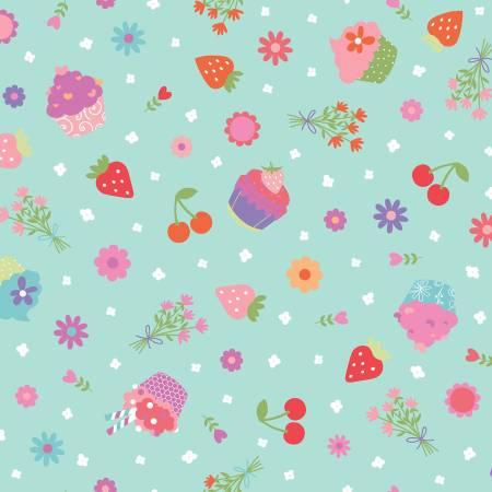 Sweet Shoppe - Blue Cupcakes - MAS11024-B