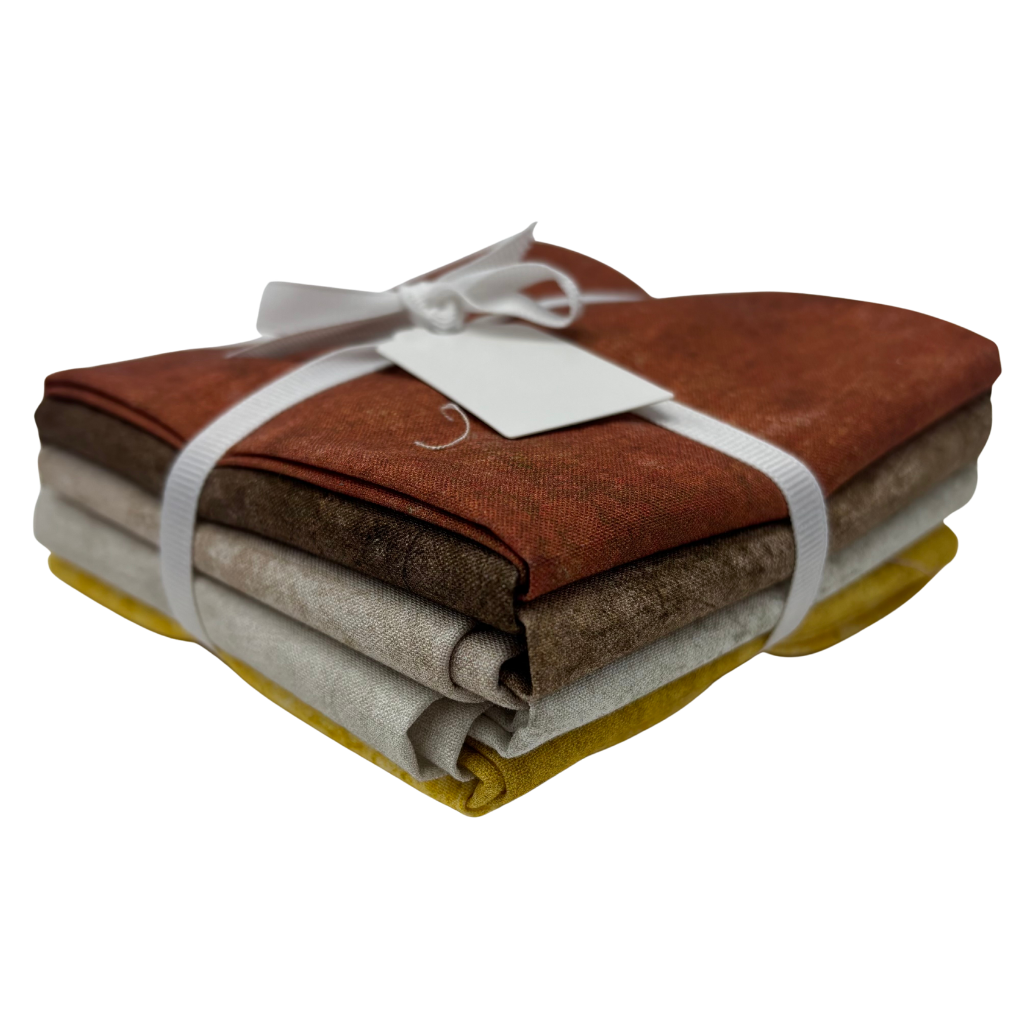TEXtures Basic Shades of Brown Fat Quarter Bundle - 8 Pack