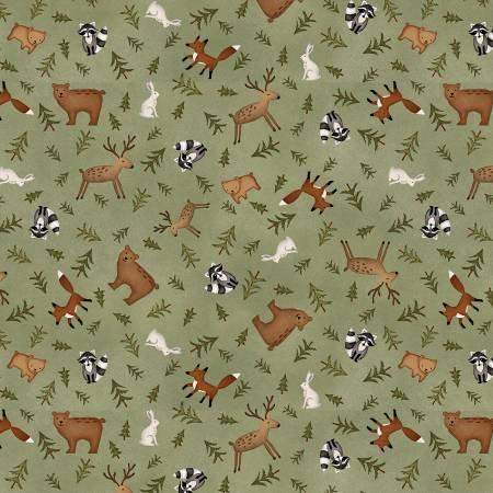 The Mountains Are Calling - Green Animal Toss 8 Inch repeat # 3132-66