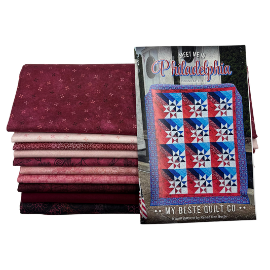 Ticket To Rosetown Cotton Quilt Kit