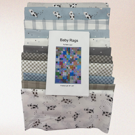 Till The Cows Come Home Rag Quilt Kit