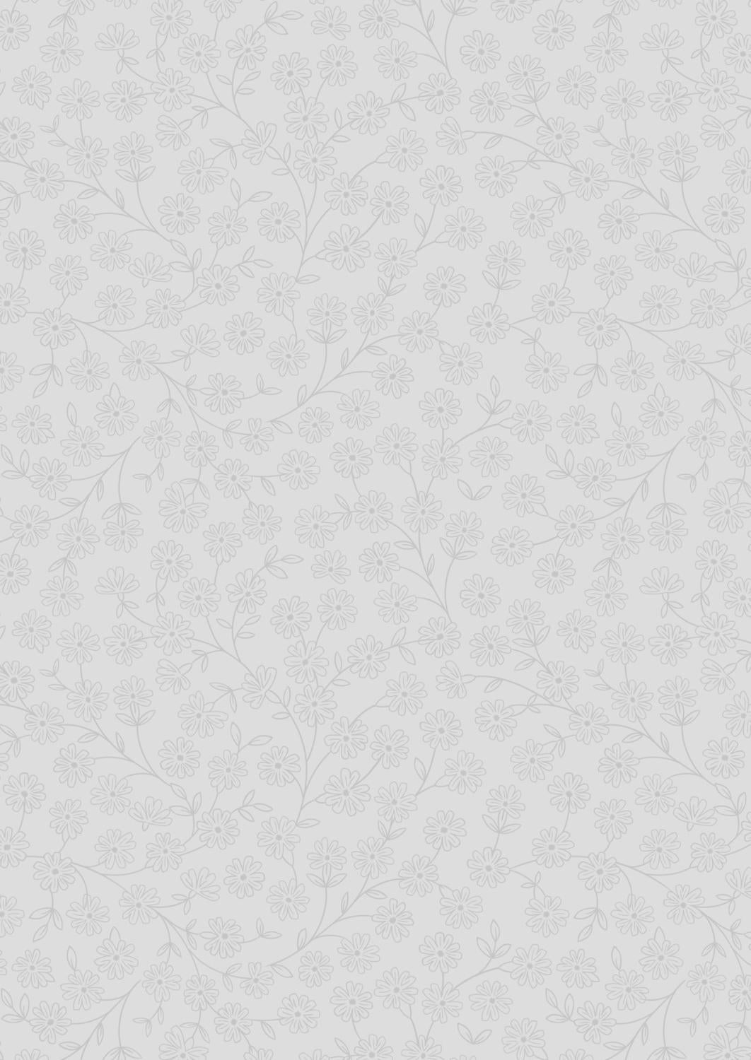 Tiny Tonal - Daisy Chain Grey On Grey - TT18.3