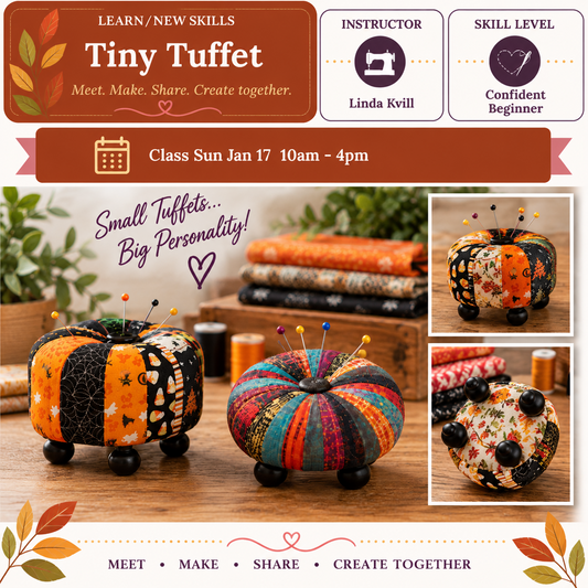 Tiny Tuffet - Starts Sun Jan 17 @10am