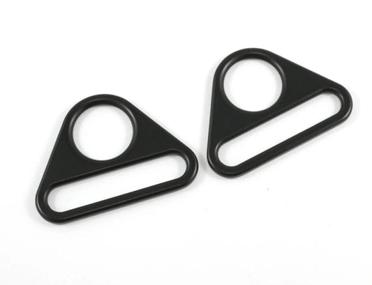 Triangle Rings 1 1/2" - Matte Black - 2 pack - EBTRI-38-MB/2