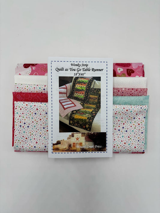 Valentine Wonky Table Runner Kit