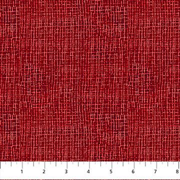 Village Folk Flannel - Snowflake - Red - F28828-24