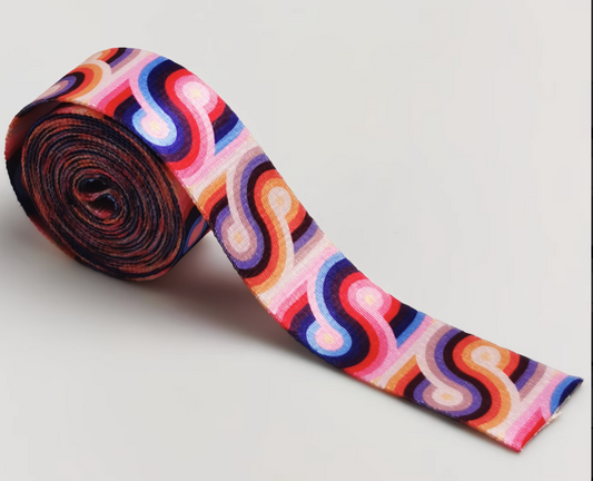 Webbing - Rainbow Curves - 1.5inch
