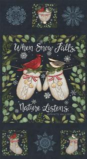 When Snow Falls Panel - Night Sky - 56178-13