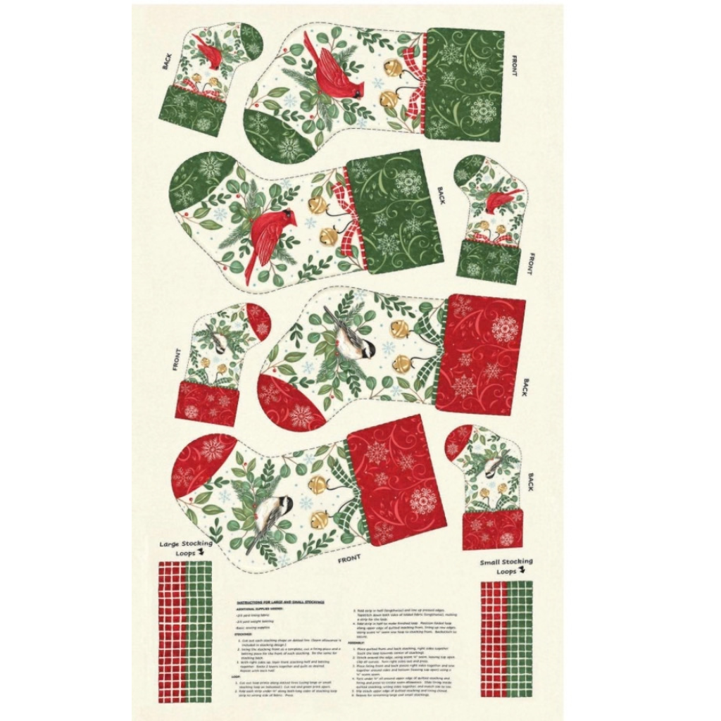 When Snow Falls Panel - Snowy White - 56179-11