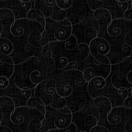 Whimsy Basics - Black Swirl - 8945-99