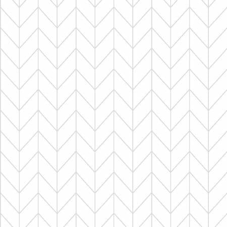 Kimberbell - White on White Chevron - 8258M-WW
