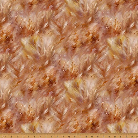 Wings Over Wildflowers - Rust - 25704-39