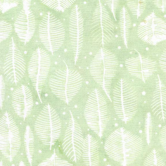 Wonderous Batiks - Leaves - Mint - 722101602