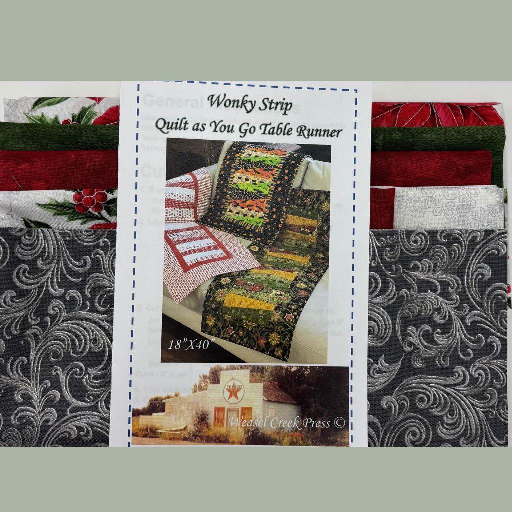 Wonky Christmas Table Runner