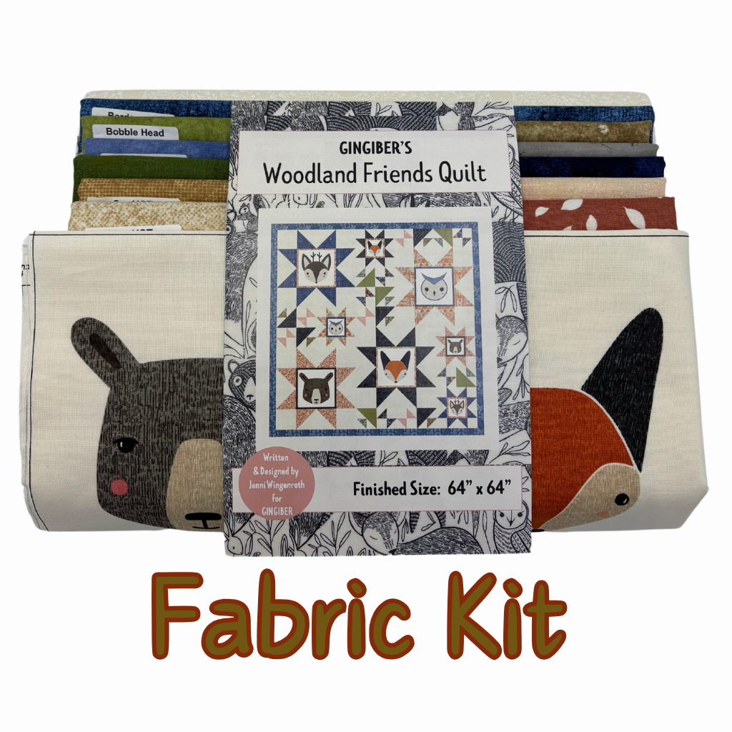 Woodland Friends Lap Quilt Kit