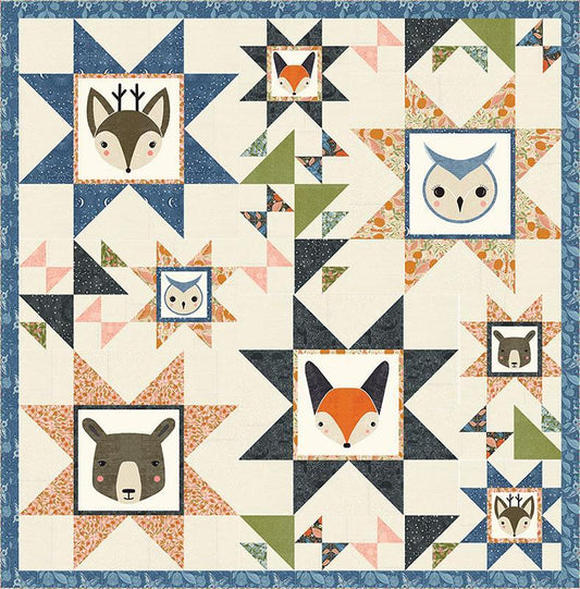 Woodland Friends Lap Quilt Kit