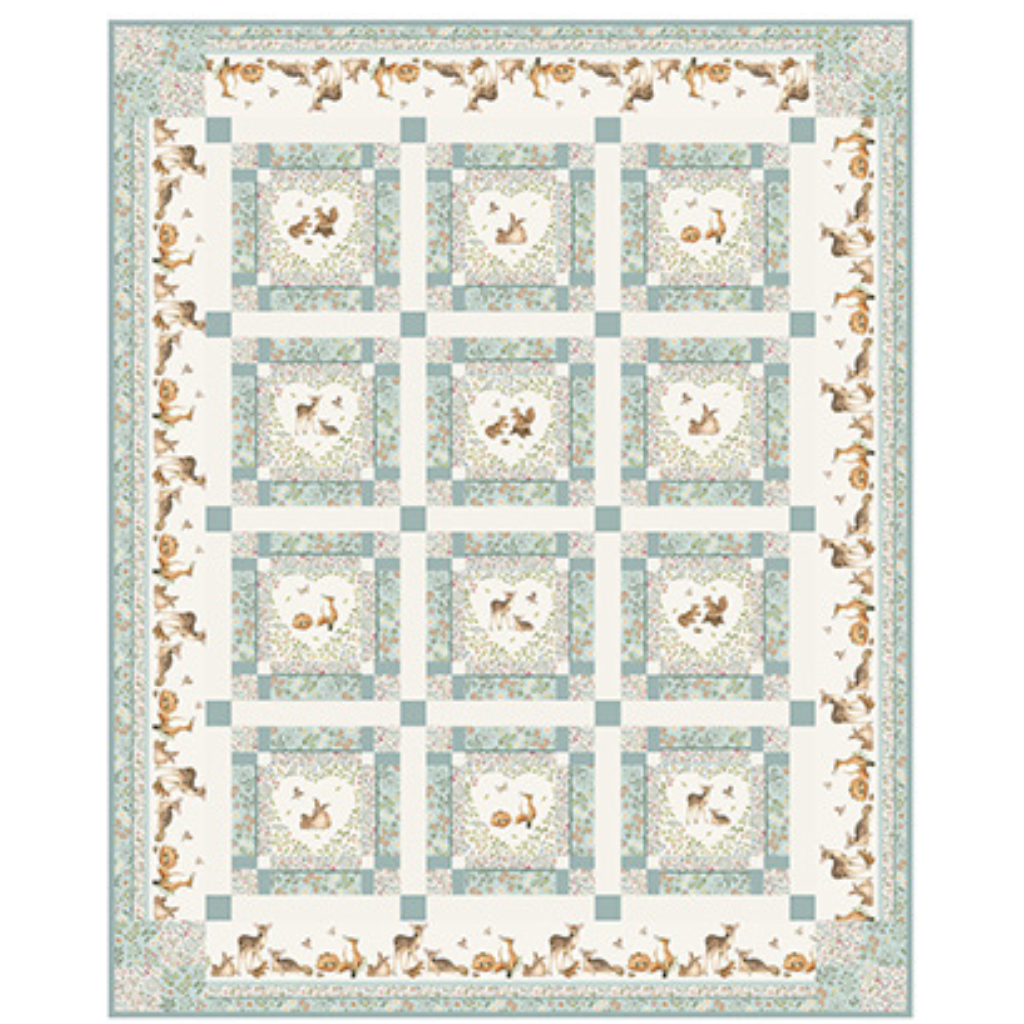 Woodland Heartbrook Quilt Kit - Lap Size