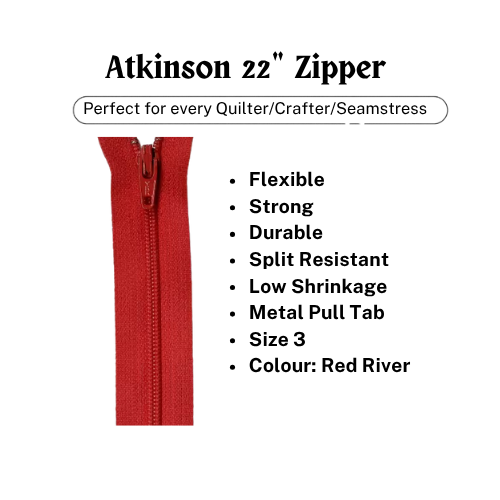 Zipper - Red River - 22" - ATK730Z